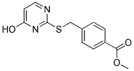 METHYL 4-([(4-HYDROXYPYRIMIDIN-2-YL)THIO]METHYL)BENZOATE Struktur