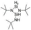 1,3-DI-TERT-BUTYL-2-(TERT-BUTYLAMINO)-1,3-DIAZA-2,4-DISILACYCLOTETRANE Struktur