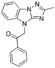 2-(2-METHYL-4H-[1,2,4]TRIAZOLO[1,5-A]BENZIMIDAZOL-4-YL)-1-PHENYLETHANONE Struktur