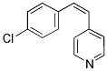 4-[(1Z)-2-(4-CHLOROPHENYL)VINYL]PYRIDINE Struktur