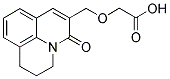 2-[(2,3-DIHYDRO-5-OXO-(1H,5H)-BENZO[IJ]QUINOLIZIN-6-YL)METHOXY]ACETIC ACID Struktur