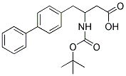 (+/-)-3-(BOC-AMINO)-4-(4-BIPHENYLYL)BUTYRIC ACID Struktur