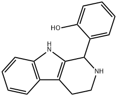 2-(2,3,4,9-TETRAHYDRO-1H-BETA-CARBOLIN-1-YL)-PHENOL Struktur