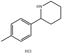 2-(4-METHYLPHENYL) PIPERIDINE HYDROCHLORIDE Struktur