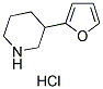 3-(2-FURYL) PIPERIDINE HYDROCHLORIDE Struktur