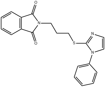 2-(3-[(1-PHENYL-1H-IMIDAZOL-2-YL)SULFANYL]PROPYL)-1H-ISOINDOLE-1,3(2H)-DIONE Struktur