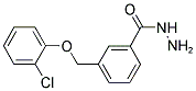 3-(2-CHLORO-PHENOXYMETHYL)-BENZOIC ACID HYDRAZIDE Struktur