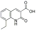 8-ETHYL-2-OXO-1,2-DIHYDRO-QUINOLINE-3-CARBOXYLIC ACID Struktur