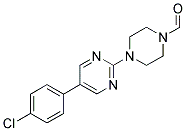 4-[5-(4-CHLOROPHENYL)PYRIMIDIN-2-YL]PIPERAZINE-1-CARBOXALDEHYDE Struktur