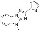 4-METHYL-2-THIEN-2-YL-4H-[1,2,4]TRIAZOLO[1,5-A]BENZIMIDAZOLE Struktur