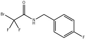 2-BROMO-2,2-DIFLUORO-N-(4-FLUOROBENZYL)ACETAMIDE Struktur