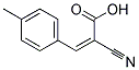 (2Z)-2-CYANO-3-(4-METHYLPHENYL)ACRYLIC ACID Struktur