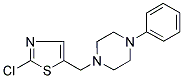 1-[(2-CHLORO-1,3-THIAZOL-5-YL)METHYL]-4-PHENYLPIPERAZINE Struktur