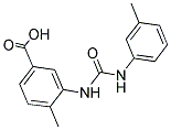 4-METHYL-3-(([(3-METHYLPHENYL)AMINO]CARBONYL)AMINO)BENZOIC ACID Struktur