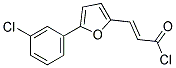 (2E)-3-[5-(3-CHLOROPHENYL)-2-FURYL]ACRYLOYL CHLORIDE Struktur