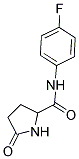 5-OXO-PYRROLIDINE-2-CARBOXYLIC ACID (4-FLUORO-PHENYL)-AMIDE Struktur