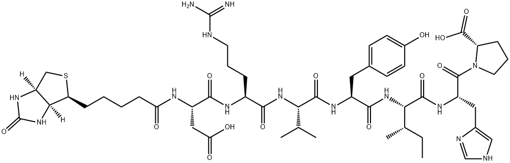 BIOTINYL-ANGIOTENSIN I/II (1-7) Struktur