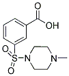 3-(4-METHYL-PIPERAZINE-1-SULFONYL)-BENZOIC ACID Struktur