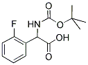 BOC-2-FLUORO-DL-PHENYLGLYCINE Struktur