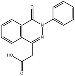 3-PHENYL-4-PHTHALAZINONE-1-ACETIC ACID Struktur