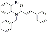 N-(2-BROMOPHENYL)-3-PHENYL-N-BENZYLPROP-2-ENAMIDE Struktur