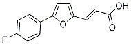 (2E)-3-[5-(4-FLUOROPHENYL)-2-FURYL]ACRYLIC ACID Struktur