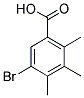 5-BROMO-2,3,4-TRIMETHYLBENZOIC ACID Struktur