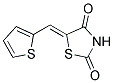 (5Z)-5-(THIEN-2-YLMETHYLENE)-1,3-THIAZOLIDINE-2,4-DIONE Struktur