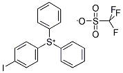 (4-IODOPHENYL)DIPHENYLSULFONIUM TRIFLATE Struktur