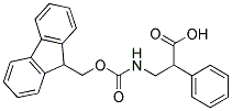 (+/-)-3-(FMOC-AMINO)-2-PHENYLPROPIONIC ACID Struktur