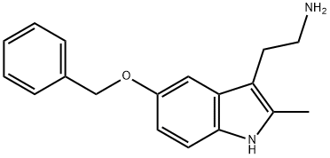 2-(5-BENZYLOXY-2-METHYL-1H-INDOL-3-YL)-ETHYLAMINE Struktur