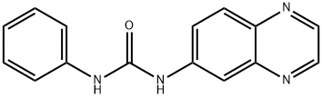 N-PHENYL-N'-(6-QUINOXALINYL)UREA Struktur