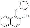 1-PYRROLIDIN-1-YLMETHYL-NAPHTHALEN-2-OL Struktur