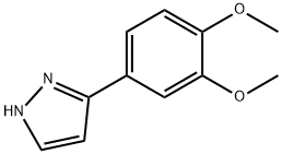 3-(3,4-DIMETHOXYPHENYL)PYRAZOLE Struktur