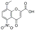 5-NITRO-8-METHOXY-4-OXO-4H-CHROMENE-2-CARBOXYLIC ACID Struktur