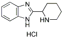 2-(2-BENZOIMIDAZOL) PIPERIDINE HYDROCHLORIDE Struktur