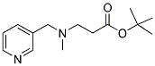 TERT-BUTYL 3-[METHYL(PYRIDIN-3-YLMETHYL)AMINO]PROPANOATE Struktur