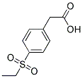 [4-(ETHYLSULFONYL)PHENYL]ACETIC ACID Struktur