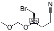 (R)-5-BROMO-4-(METHOXYMETHOXY)-PENTANENITRILE Struktur