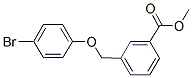 3-(4-BROMO-PHENOXYMETHYL)-BENZOIC ACID METHYL ESTER Struktur