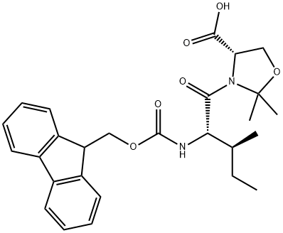 FMOC-ILE-SER(PSIME,MEPRO)-OH Struktur