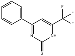 4-PHENYL-6-TRIFLUOROMETHYL-PYRIMIDINE-2-THIOL Struktur