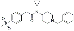 N-(1-BENZYLPIPERIDIN-4-YL)-N-CYCLOPROPYL-4-(METHYLSULPHONYL)PHENYLACETAMIDE