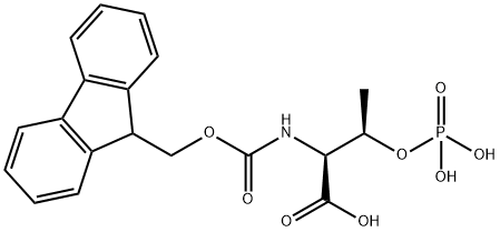 FMOC-THR(PO3H2)-OH Struktur