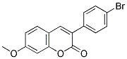 3(4'-BROMOPHENYL)-7-METHOXYCOUMARIN Struktur