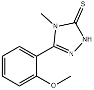 5-(2-METHOXYPHENYL)-4-METHYL-4H-1,2,4-TRIAZOLE-3-THIOL Struktur