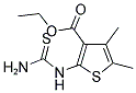 ETHYL 2-[(AMINOCARBONOTHIOYL)AMINO]-4,5-DIMETHYLTHIOPHENE-3-CARBOXYLATE Struktur