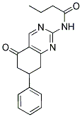 N-(5-OXO-7-PHENYL-5,6,7,8-TETRAHYDROQUINAZOLIN-2-YL)BUTANAMIDE Struktur