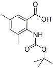 2-TERT-BUTOXYCARBONYLAMINO-3,5-DIMETHYL-BENZOIC ACID Struktur