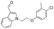 1-[2-(4-CHLORO-3-METHYLPHENOXY)ETHYL]-1H-INDOLE-3-CARBALDEHYDE Struktur